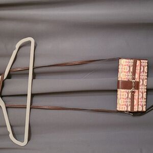 Etienne Aigner Brown and Pink Crossbody Bag